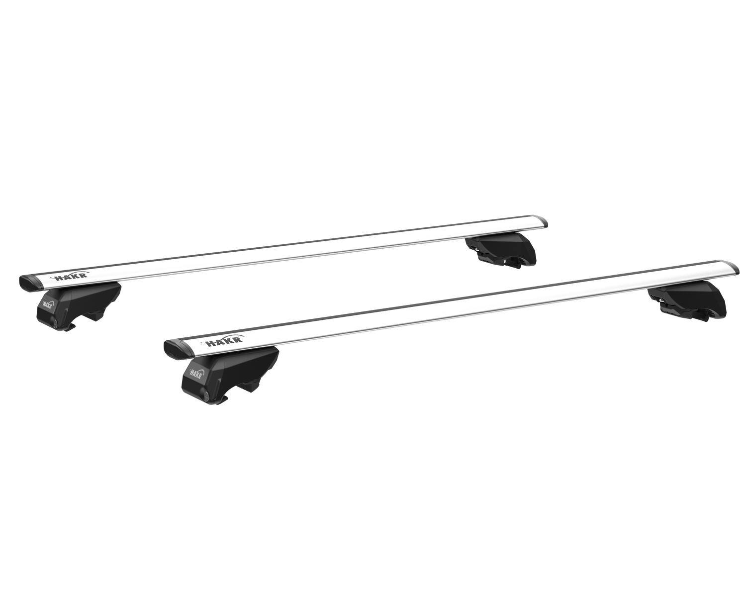 Příčníky Hakr AUDI Q3 5-dr SUV s integrovanými podelníky, Alu tyče wing profile, 2012-2018, 0344,0003
